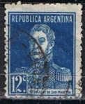 Stamps Argentina -  Scott  330  General San Martin (2)