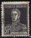 Sellos de America - Argentina -  Scott  334  General San Martin (3)