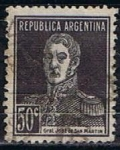 Stamps Argentina -  Scott  334  General San Martin (4)