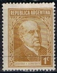 Sellos de America - Argentina -  Scott  419  Sarmiento (5)