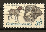 Stamps Czechoslovakia -  50 Aniversario Asoc. Perros de Caza.