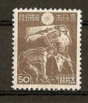 Stamps Japan -  Mineros.