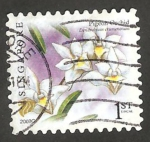 Stamps Singapore -  1700 B - flor orquídea