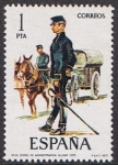 Stamps Spain -  UNIFORMES MILITARES