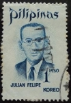 Stamps : Asia : Philippines :  Julián Felipe (1861-1944)
