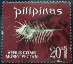 Stamps Philippines -  Pecten murex