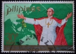Stamps Philippines -  Visita de S.S. Pablo VI a Manila / Noviembre 1970