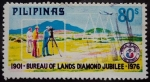 Stamps : Asia : Philippines :  Bureau of Lands / Diamond Jubilee 1976