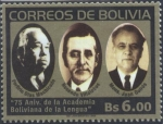 Stamps Bolivia -  75 Años de la academia boliviana de la Lengua
