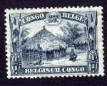 Sellos de Africa - Rep�blica del Congo -  POBLADO