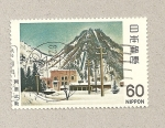 Sellos de Asia - Jap�n -  Estación esquí