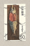 Stamps Japan -  Pez disecado