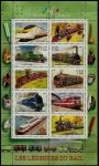 Stamps France -  Leyendas del Ferrocarril - HB