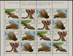 Stamps Equatorial Guinea -  Fauna Autóctona - HB
