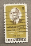 Stamps Canada -  Vincent Massey