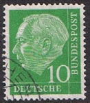 Stamps Germany -  THEODOR HEUSS