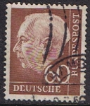 Stamps Germany -  THEODOR HEUSS