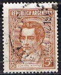 Stamps Argentina -  Scott  427  Mariano Moreno (10)