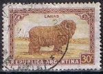 Stamps Argentina -  Scott  442  Merino sheep (Wood)