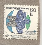 Stamps Czechoslovakia -  Inter-kosmos meteorológico