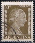 Stamps Argentina -  Scott  606  Ava Peron (2)