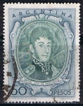 Stamps Argentina -  Scott  642  Gen. Jose San Martin