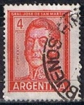 Stamps Argentina -  Scott  694  Jose San Martin (4)