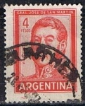 Sellos de America - Argentina -  Scott  694  Jose San Martin (6)