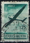 Stamps Argentina -  Scott  C41  Avion en Vuelo (2)