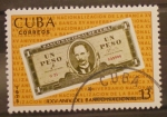 Stamps : America : Cuba :  XXV aniversario del banco nacional
