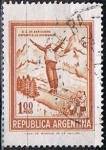 Stamps Argentina -  Ski Jumper