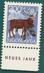 Stamps Yugoslavia -  Año nuevo - Naturaleza - Ciervo