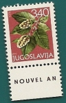 Stamps Yugoslavia -  Año nuevo - Naturaleza - Tilo