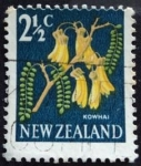 Stamps New Zealand -  Kowhai