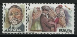 Stamps Spain -  E2764-65 - Maestros Zarzuela