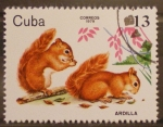 Sellos del Mundo : America : Cuba : ardilla