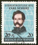 Sellos de Europa - Alemania -  DEUTSCHE BUNDES POST - CARL SCHURZ