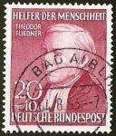 Stamps Germany -  DEUTSCHE BUNDES POST - THEODOR FLIEDNER