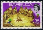 Stamps : America : Antigua_and_Barbuda :  Scott  37  Caribe Boy  scout Jamboree