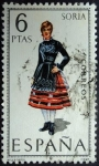 Stamps Spain -  Trajes regionales / Soria