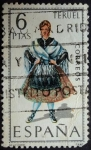Stamps Spain -  Trajes regionales / Teruel