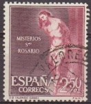 Sellos de Europa - Espa�a -  España 1962 1469 Sello º Misterios del Santo Rosario Flagelación (Alonso Cano) Timbre Espagne Spain