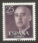 Stamps : Europe : Spain :  1146 - franco