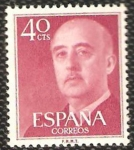 Stamps Spain -  1148 - franco