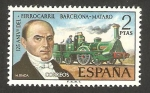 Sellos de Europa - Espaa -  2173 - 125 anivº del ferrocarril Barcelona Mataro