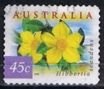 Sellos de Oceania - Australia -  Hibbertia Scandens (5)