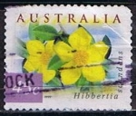 Sellos de Oceania - Australia -  Hibbertia Scandens (10)