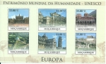 Stamps Mozambique -  Patrimonio Mundial Europa