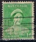 Stamps Australia -  Scott  167  Reina Elizabel (2)
