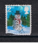 Sellos de Europa - Reino Unido -  Muñeco de nieve navideño